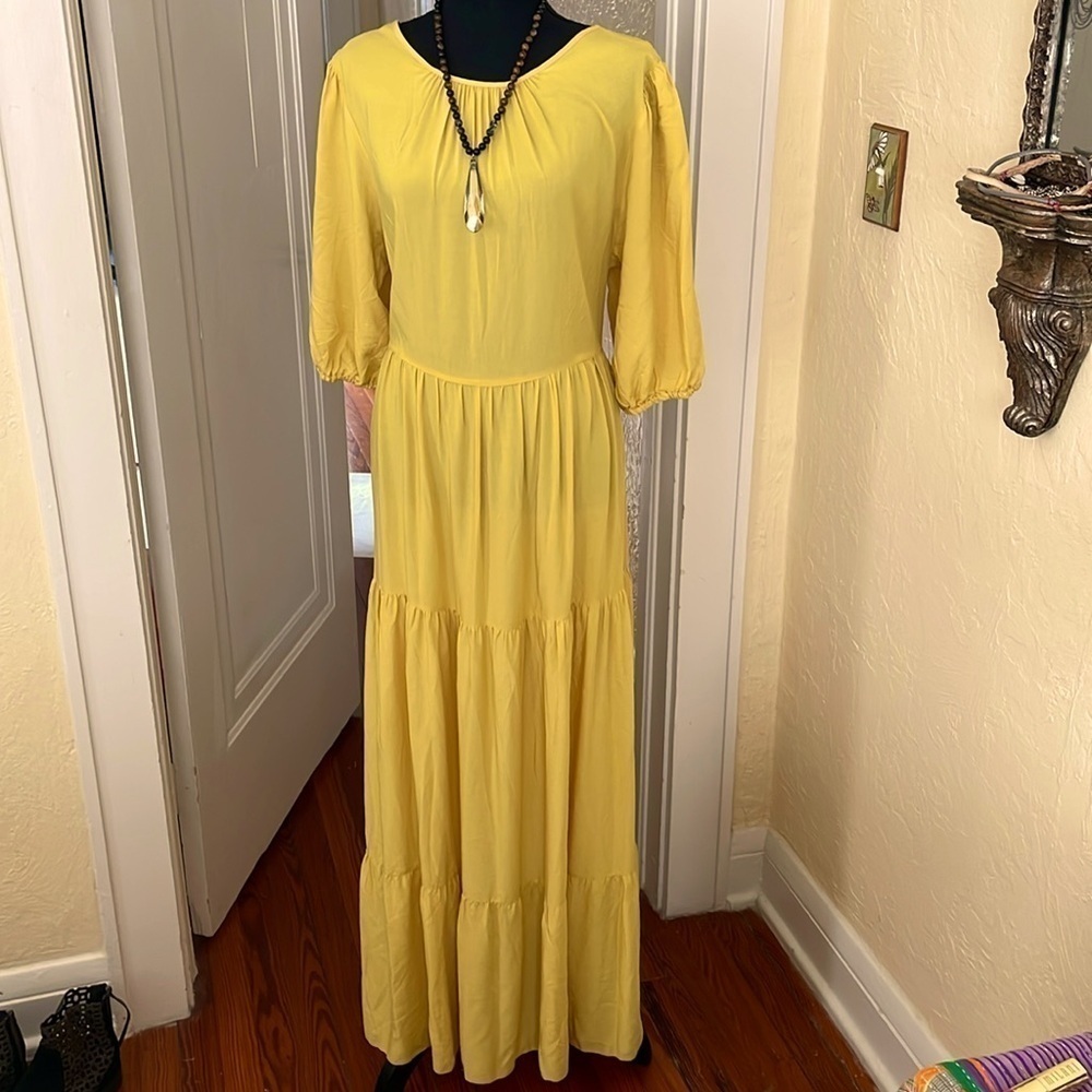 NWT ASOS Nobody’s Child Tiered Maxi Dress Size‎ 12